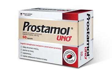 Opakowanie Prostamol UNO – 60 kapsułek (2 miesiące terapii)