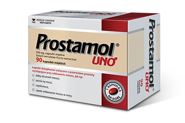 Opakowanie Prostamol UNO – 90 kapsułek (3 miesiące terapii)